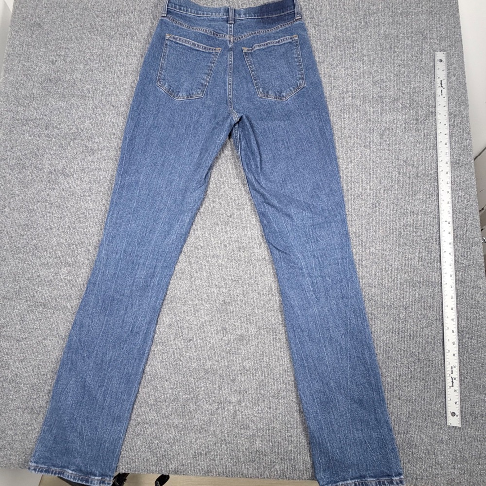 Abercrombie & Fitch Slim Straight Ultra High Rise Jeans Blue Size 29/8L - Picture 2 of 11